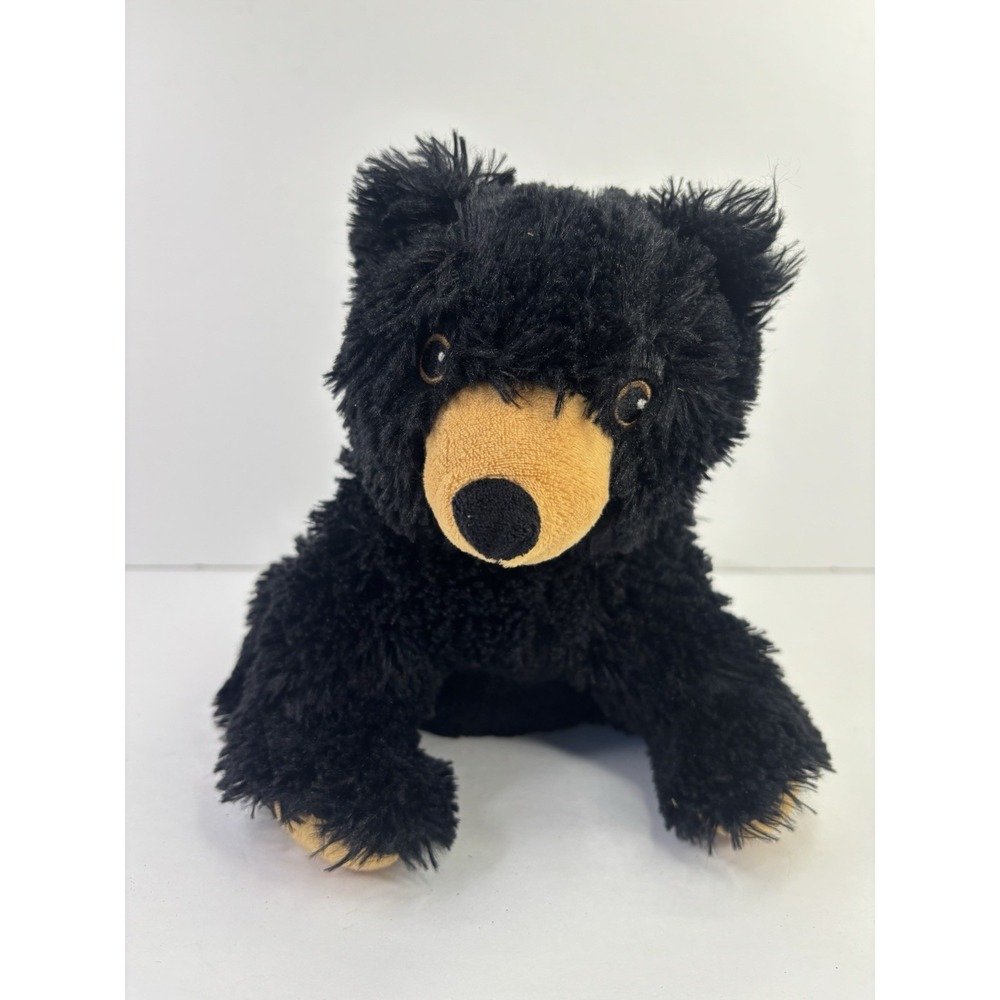 T1 INTELEX WARMIES Microwavable Aromatherapy Cozy 10" Plush Black Bear Toy